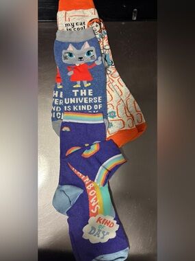 (3) Inappropriate 🤪Blue Q Socks